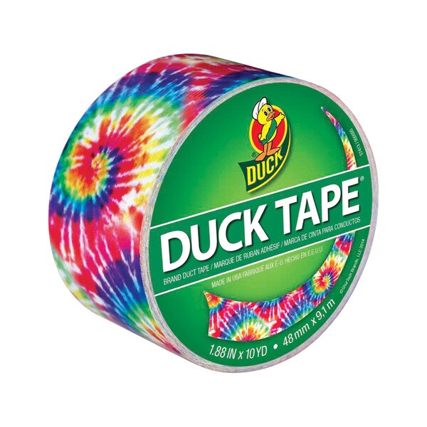 B & K Duck 1.88 in. W X 10 yd L Multicolored Love Tie Dye Duct Tape - 283268