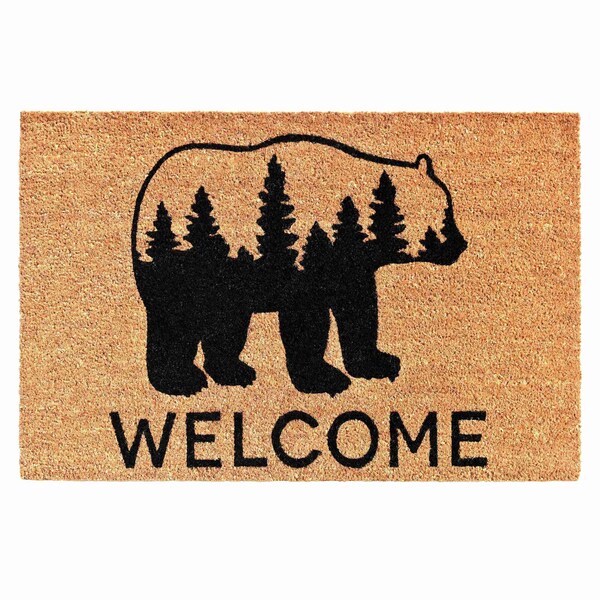 Calloway Mills Entrance Mat, 17 x 29, Natural, Black - 104672436
