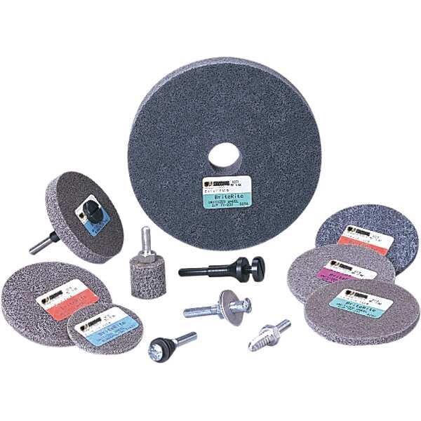 Standard Abrasives Unitized Wheel, 3 in Dia, 1/4 in W, 3/8 in Arbor Hole - 66000032210