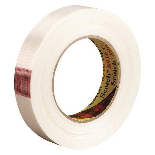 Scotch 3M 8916 Strapping Tape, 6.0 Mil, 3/4" x 60 yds., Clear, 48/Case - T9148916