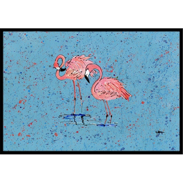 Carolines Treasures Flamingo Indoor Or Outdoor Mat - 18 x 27 in. - 8566-MAT