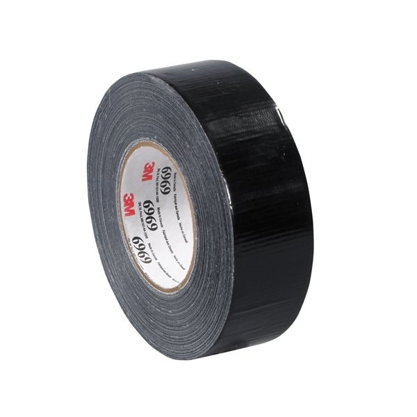 3M 2'' x 60 yds. Black 3M 6969 Duct Tape, 24PK - BUY00023508