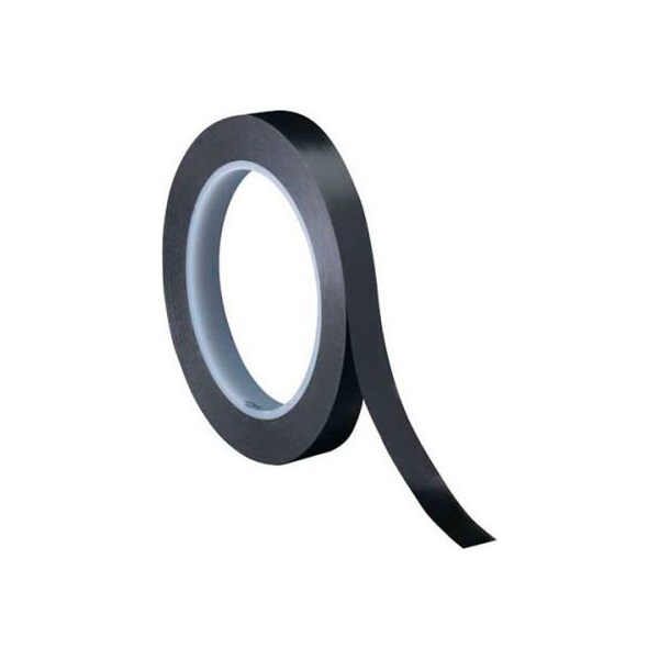 3M 471 Vinyl Tape 1/4 x 36 Yds 5.2 Mil Black - 3/PACK - T9614713PKB