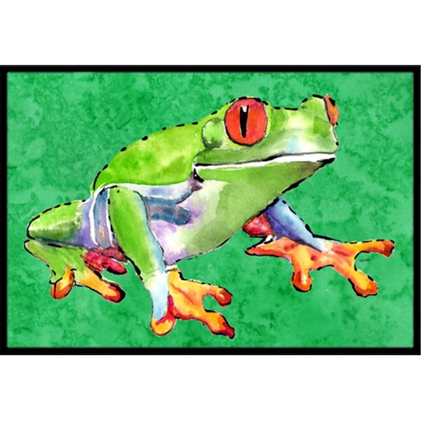 Carolines Treasures 18 x 27 in. Frog Indoor Or Outdoor Mat - 8688MAT