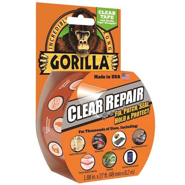 Gorilla Glue Gorilla  2 in. x 27 ft. 7 Mil Clear Repair Tape - GO49963