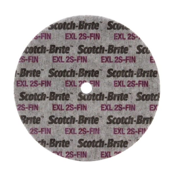 Scotch-Brite EXL Unitized Wheel, 2S Fine, 6 in x 1/4 in x 3/4 in, SPR24484A, 8PK - XL-UW