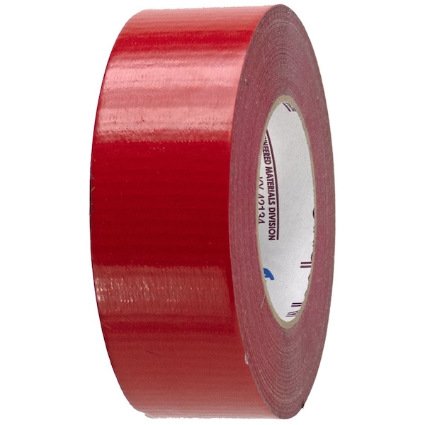 The Brush Man Duct Tape, Red, Contractor Grade, 2 in X 60 Yards, 24PK - TAPE-DUCT9MIL-R