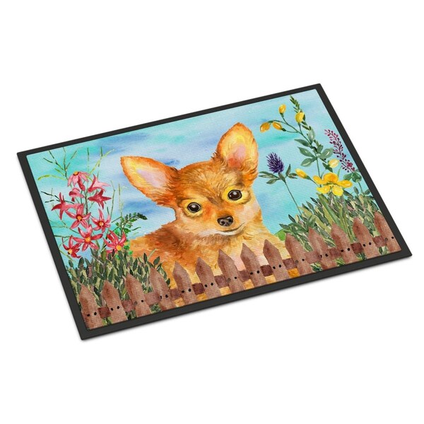 Carolines Treasures Toy Terrier Spring Indoor or Outdoor Mat - 24 x 36 in. - CK1284JMAT