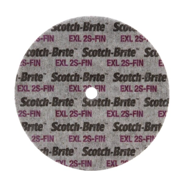 Scotch-Brite EXL Unitized Wheel, 2S Fine, 6 in x 1 in x 2 in, SPR, 2PK - XL-UW