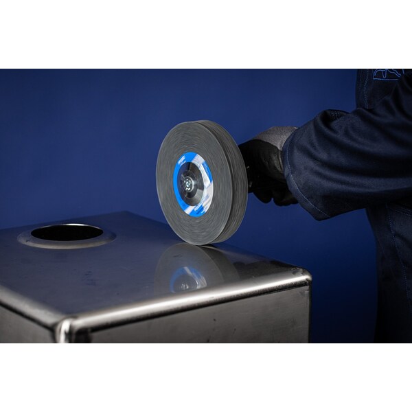 Pferd Unitized Wheel, 2Sf, 6"x1"x1", 6 in Dia, 1 in W, 1 in Arbor Hole - 48420