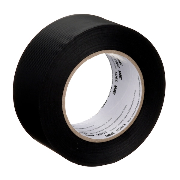 3M Duct Tape, 6.3 Mil, 2"x50 yds., Black, PK24 - T9873903B