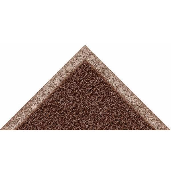 Notrax Entrance Mat, Vinyl, 1/8 in Thick, Brown, 3 ft W x 5 ft L - 266S0035BR