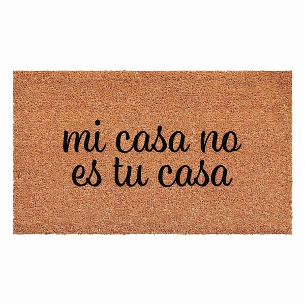 Calloway Mills Doormat, Coir/Vinyl, 17 in W x 29 in L - 113431729