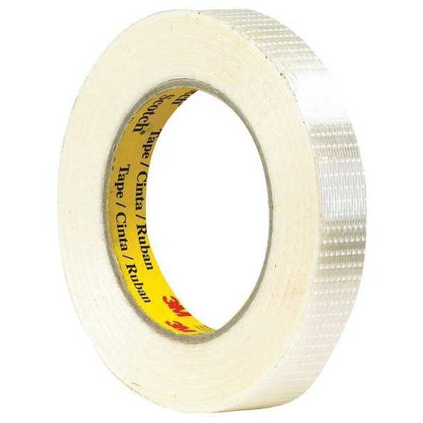 Scotch 3M 8959 Bi-Directional Strapping Tape, 5.7 Mil, 3/4" x 55 yds., Clear, 48/Case - T9148959