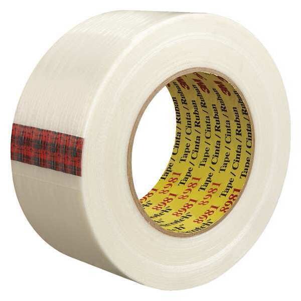 Scotch 3M 8981 Strapping Tape, 6.6 Mil, 2" x 60 yds., Clear, 24/Case - T9178981
