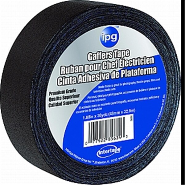 Intertape 5638 2 in. x 60 Yard Black Gaffers Tape - 77922856381