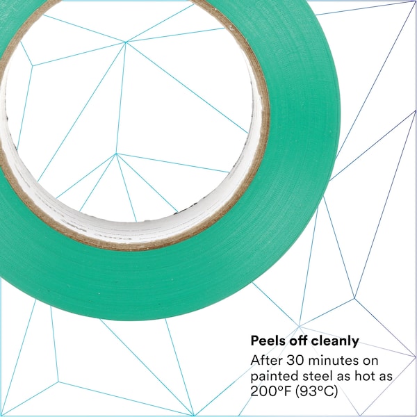 3M Duct Tape, 6.3 Mil, 2"x50 yds., Green, PK24 - T9873903G