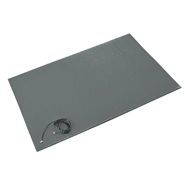 Crown Matting Technologies Steel Gray 3/8" Thick, Zedlan Foam - ZC 0023GY