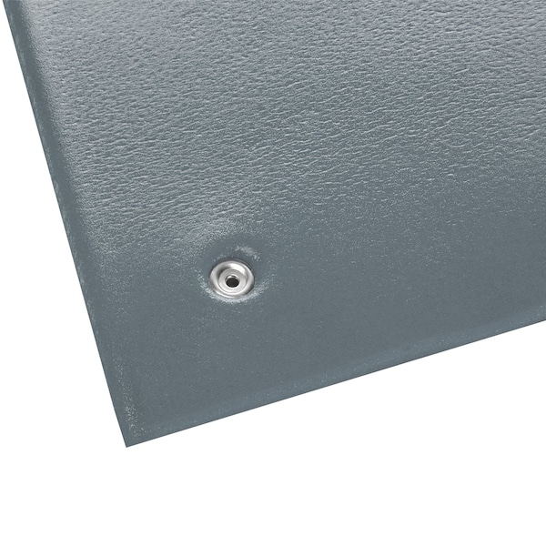 Crown Matting Technologies Steel Gray 3/8" Thick, Zedlan Foam - ZC 0023GY