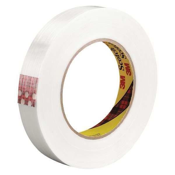 Scotch 3M 8915 Strapping Tape, 6.0 Mil, 3/4" x 60 yds., Clear, 48/Case - T9148915