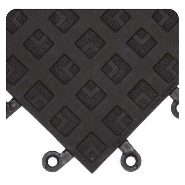 Wearwell ErgoDeck ESD Solid Mat, 18 in x 18 in - 557.78X18X18BK