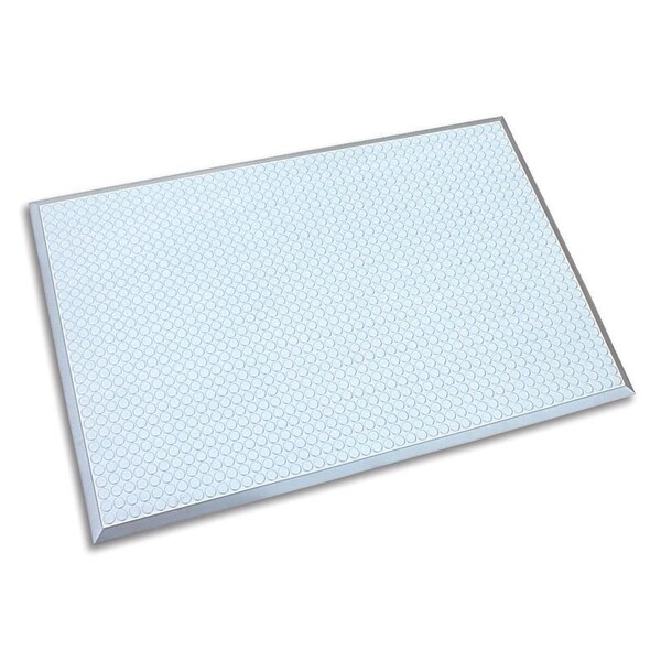 Ergomat Ergomat Infinity Deluxe Silver ESD 4ft x 15ft Anti-Fatigue Floor Mat - IND0415-S-ESD