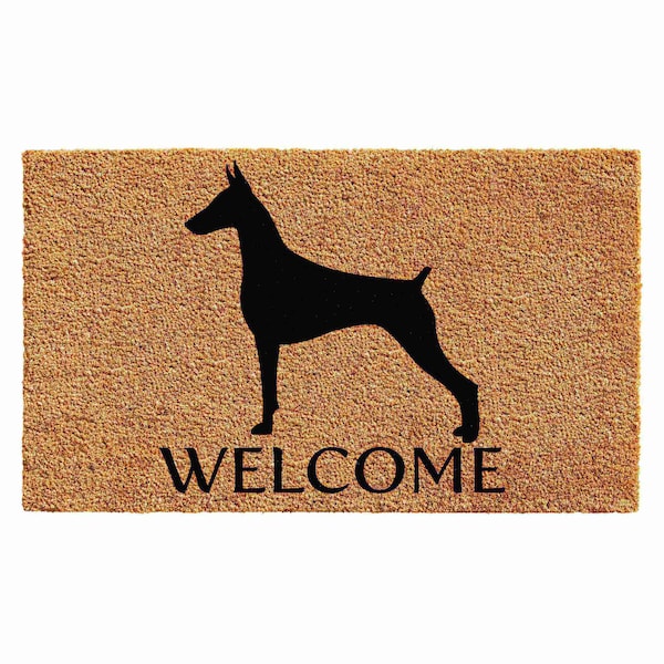 Calloway Mills Entrance Mat, Coir, Natural, Black - 102972436