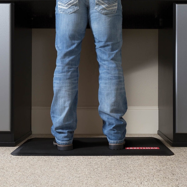 Craftsman Antifatigue Mat, 32 in L x 20 in W, 0.75 in Thickness, Black - CMXAFLG20321647