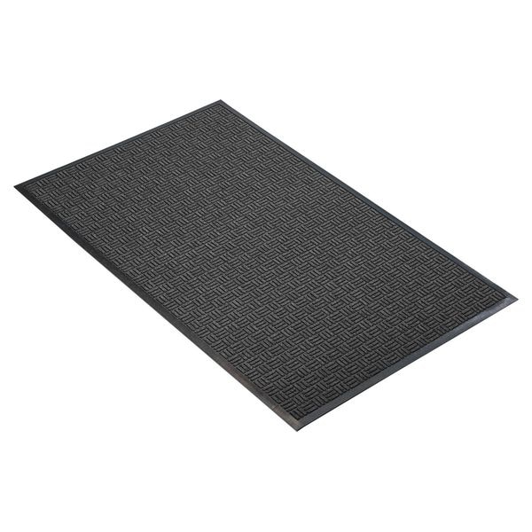 Notrax Entrance Mat, Polypropylene, 3/8 in Thick, Charcoal, 2 ft W x 3 ft L - 167S0023CH