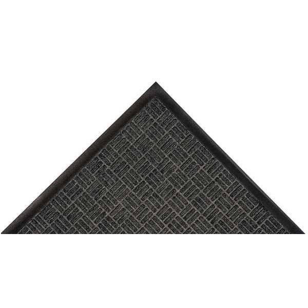 Notrax Entrance Mat, Polypropylene, 3/8 in Thick, Charcoal, 2 ft W x 3 ft L - 167S0023CH