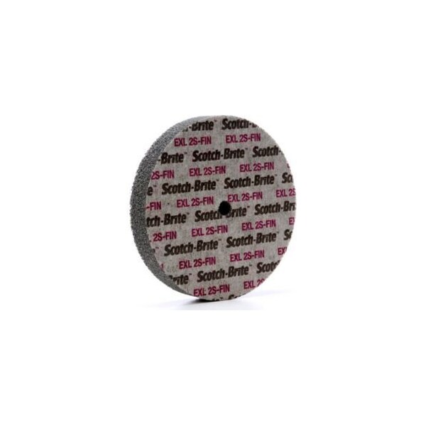3M Scotch-Brite EXL Unitized Wheel 6 x 1 x 1/2 Silicon Carbide 2S FIN - 7000046026