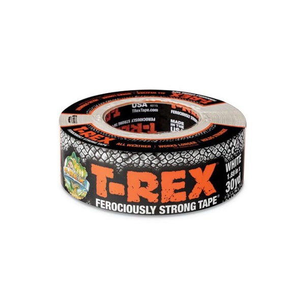 Shurtech Brands T-REX, DUCT TAPE, 3in CORE, 1.88in X 30 YDS, WHITE - 241534