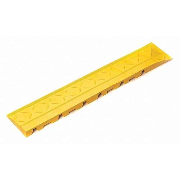 Ergo Advantage Safe-Flex Ramp Edge with Corner, PVC, 4 in W x 22 in L, 1 in Thick, 2 PK - AG5-Y