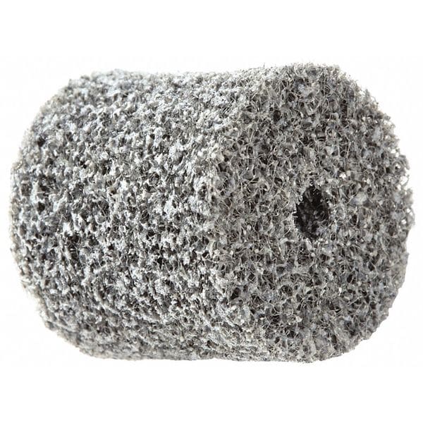 Scotch-Brite Unitized Wheel, 3 in Dia, 3 in W, 1/4 in Arbor Hole - 61500157435