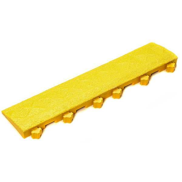 Ergo Advantage Safe-Flex Ramp Edge, PVC, 4 in W x 18 in L, 1 in Thick, 10 PK - AG4-Y
