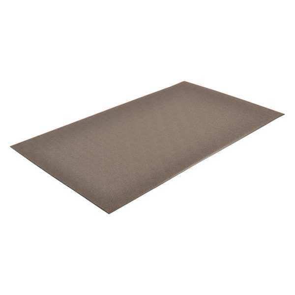 Notrax Antifatigue Mat, 8 ft. L x 4 ft. W, 3/8" Thickness, Closed Cell PVC Foam, Pebble, Black - 415S0048BL