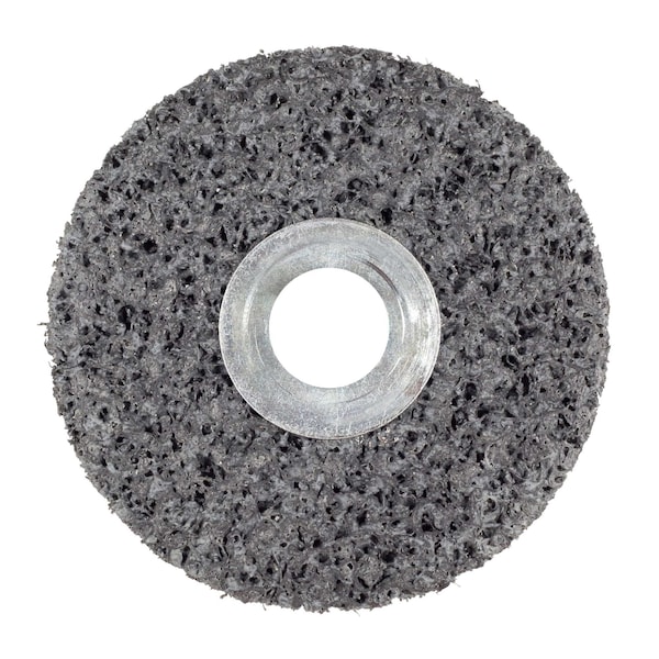 Scotch-Brite Clean and Strip Unitized Wheel, CS-UW, 7S Extra Coarse, 4 in x 1/2 in x 3/8 in, 10PK - 7010364295