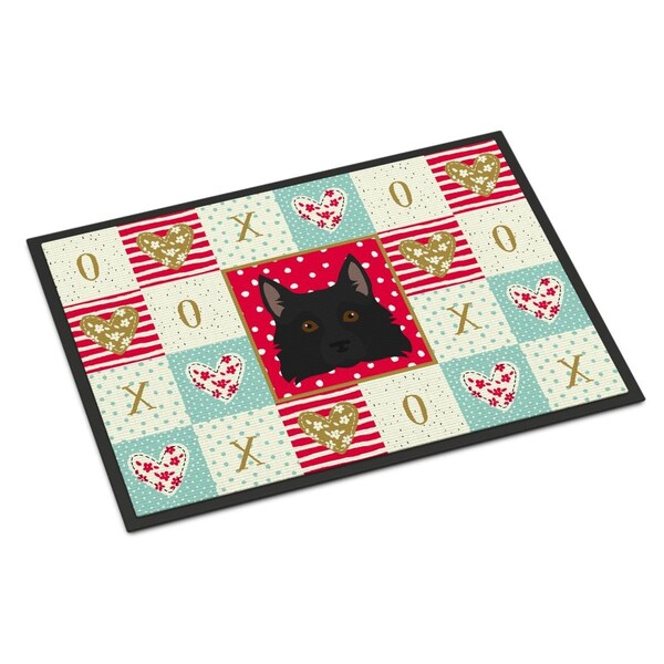 Carolines Treasures 24 x 36 in. Schipperke Love Indoor or Outdoor Mat - CK5236JMAT