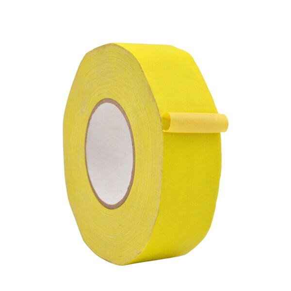 Wod Tape DTC12F Contractor Grade Duct Tape Fluorescent Yellow 49 in. x 60 ft. - WOD DTC12F-49000-LOG-60-FYE