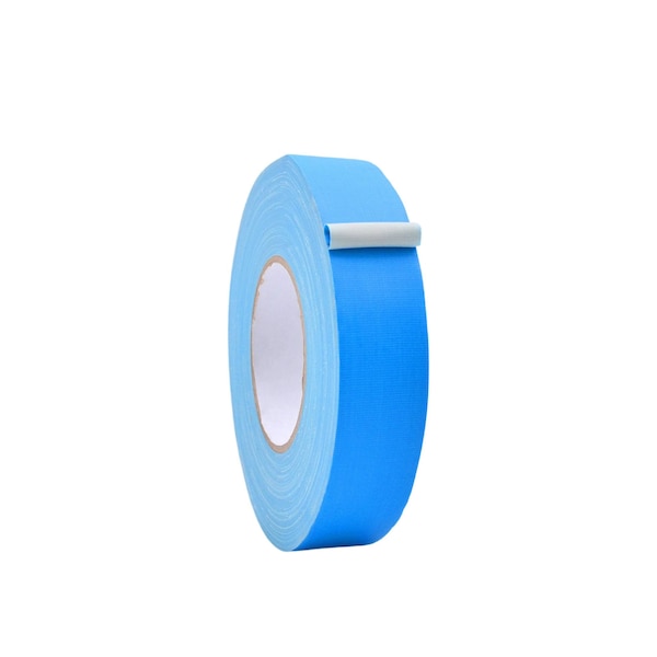 Wod Tape GTC12 Gaffer Tape Low Gloss Finish Film 1.5 in. X 60 ft. Light Blue, 32PK - WOD GTC12-01500-32-60-LBL