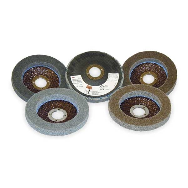 Scotch-Brite Non-Woven Depressed Center Disc, 4 1/2 in Dia, 7/8 in W, 7/8 in Arbor Hole - 61500152360