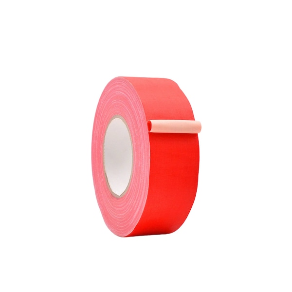 Wod Tape GTC12 Gaffer Tape Low Gloss Finish Film 2 in. X 60 ft. Red, 24PK - WOD GTC12-02000-24-60-RED