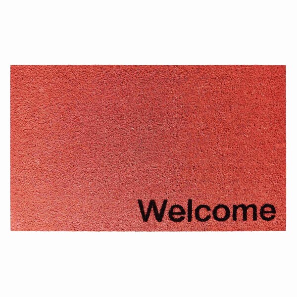 Calloway Mills Entrance Mat, Coir, Pink, Black - 105771729WELC