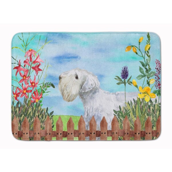 Carolines Treasures Sealyham Terrier Spring Machine Washable Memory Foam Mat - CK1246RUG