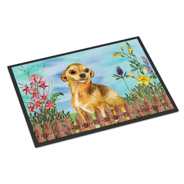 Carolines Treasures Chihuahua Spring Indoor or Outdoor Mat - 24 x 36 in. - CK1220JMAT