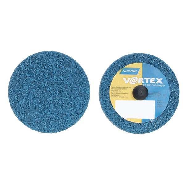 Norton Abrasives Quick Change Unified Wheel, 3 in Dia, 1/4 in W, TR Arbor Hole - 66254428238