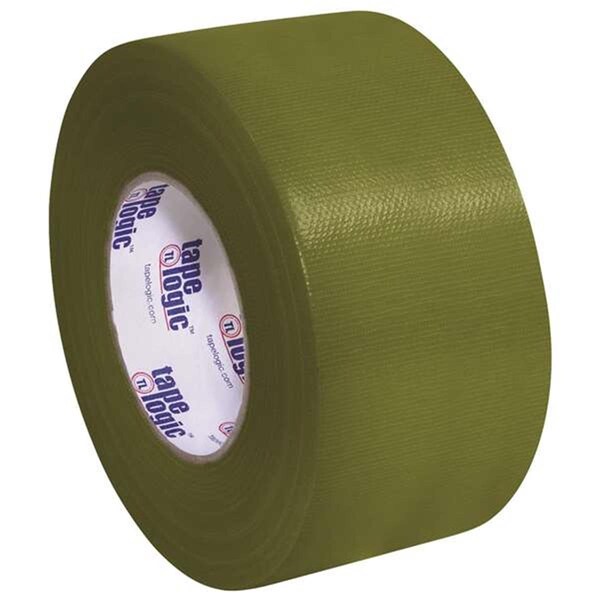 Box Partners Tape Logic  3 in. x 60 Yards Olive Green Tape Logic 10 mil Duct Tape, 16PK - T988100LV