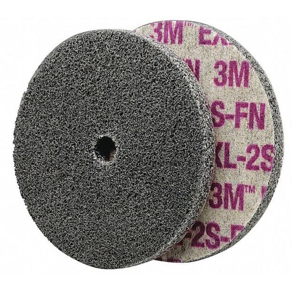 Scotch-Brite Unitized Wheel, 6 in Dia, 1/2 in W, 1/16 in Arbor Hole - 7100106744