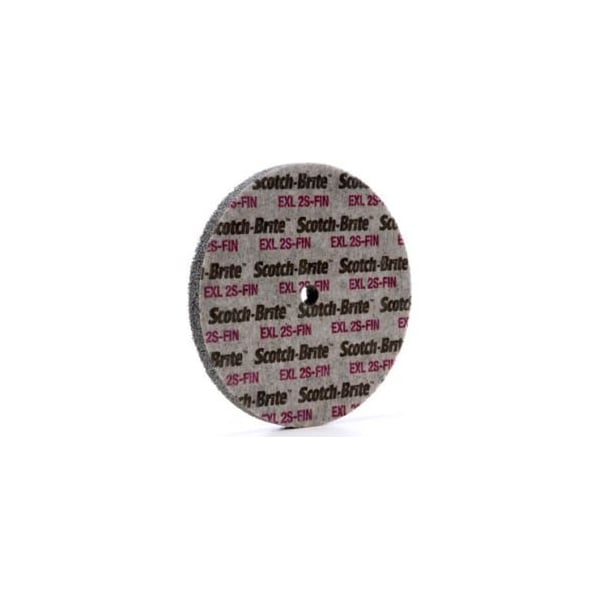3M Scotch-Brite EXL Unitized Wheel 6 x 1/2 x 1/2 Silicon Carbide 2S FIN - 7000028478