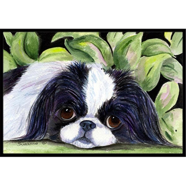 Carolines Treasures 18 x 27 in. Japanese Chin Indoor Outdoor Doormat - CA78967